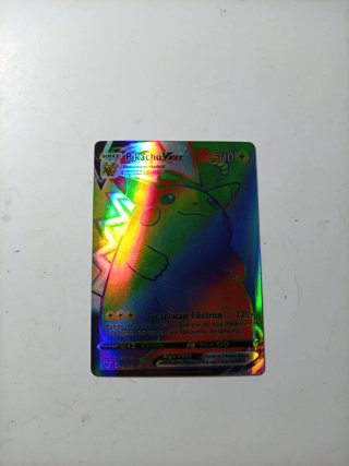 Carta Pokémon Pikachu VMAX Arcoíris 188/185