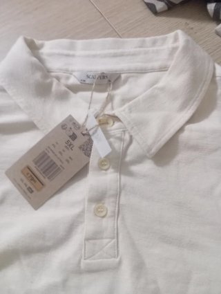 Polo Scalpers Blanco Talla 5XL