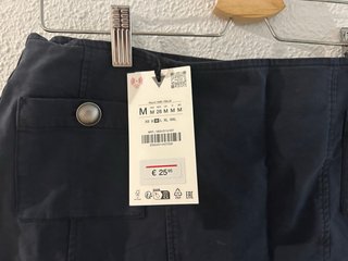 Falda Azul Marino ZARA Talla M