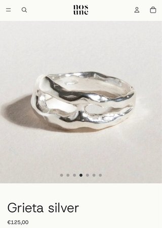 Anillo de plata de ley 925