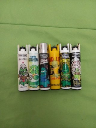 Set di 6 accendini Clipper Collezione Cogollitos