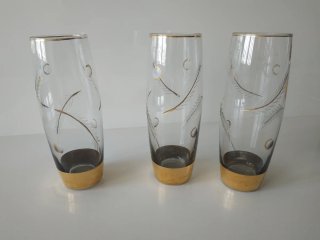 3 bicchieri Mid Century
