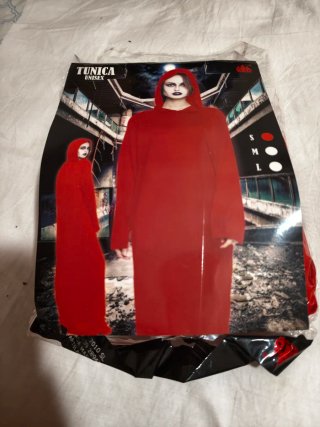 Túnica Disfraz Unisex Roja