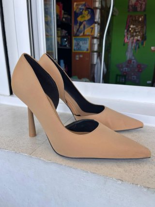 Zapatos de Tacón Color Nude