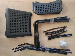 3 Sillas IKEA negras