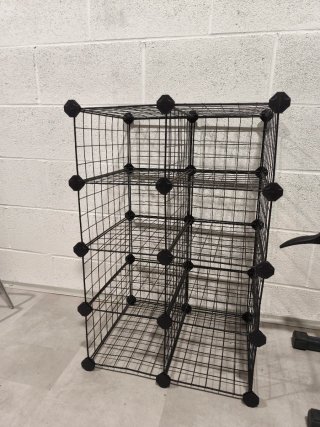Estantería Modular de 9 Cubos