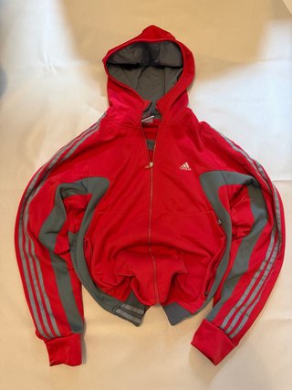 Chaqueta Deportiva Adidas con Capucha, Retro.