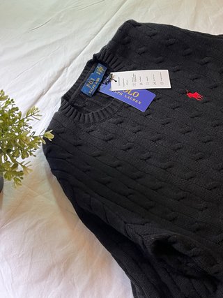 Jersey Polo Ralph Lauren Negro Talla S