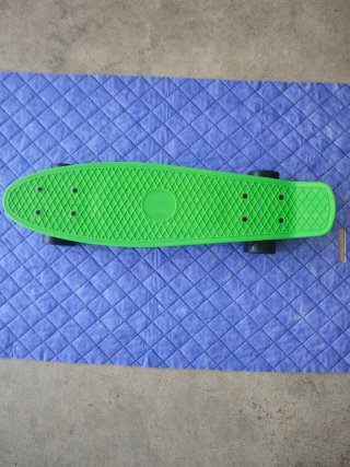 Monopatín Skate  Infantil Verde Brillante