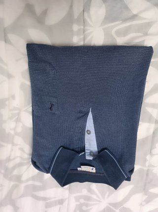 Camisa Polo Azul El Corte Inglés Talla XL