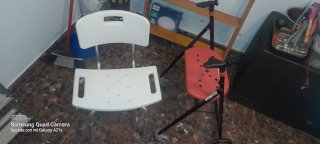 Andador y silla de baño