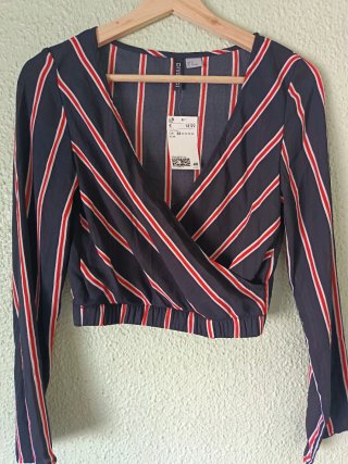 Blusa Manga Larga H&M Talla XS