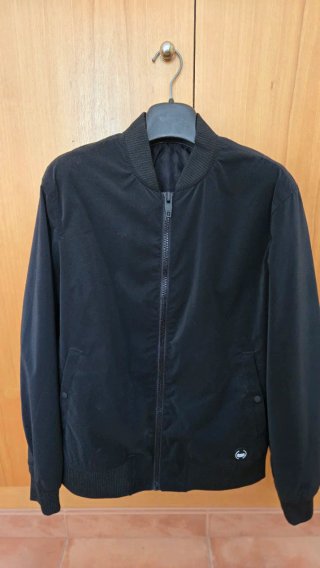 Chaqueta Bomber Zara Negra Talla M