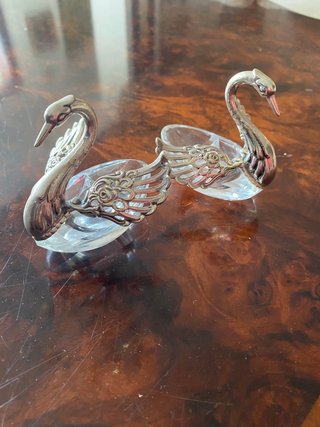 Pareja de Cisnes Decorativos