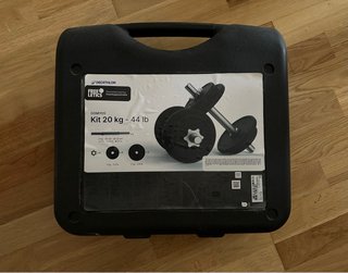 Kit de Mancuernas Ajustables Domyos 20 kg