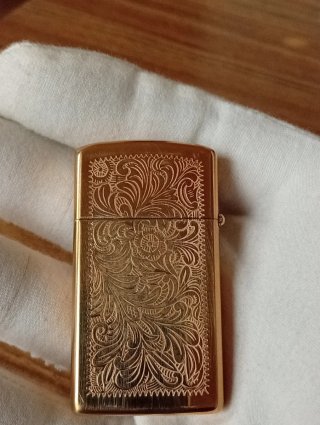 Zippo Veneziano in Ottone Massiccio 1995