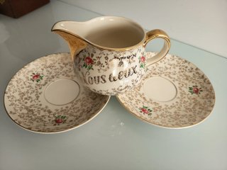 Set Cremera y 2 Platos Villeroy & Boch