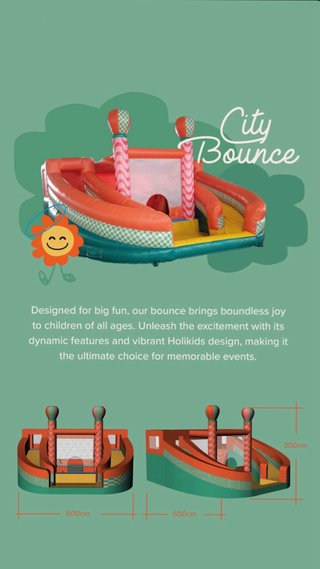 Castillo Hinchable City Bounce
