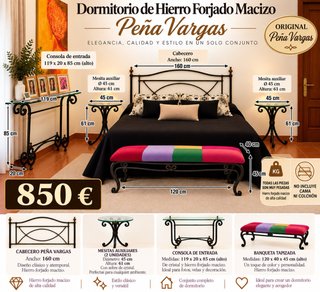Dormitorio Hierro Forjado Peña Vargas