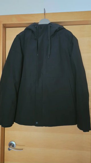 Cazadora Abrigo ZARA Negra