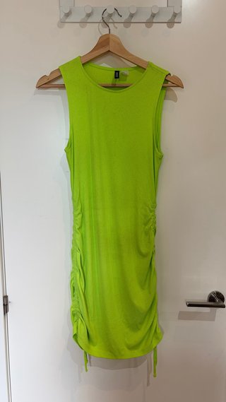 Vestido Tubo Verde Lima H&M