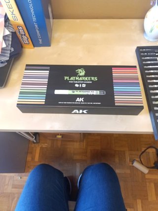 Set de Rotuladores Acrílicos AK Playmarkers