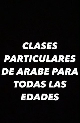 Clases particulares de arabe de todos los nieveles