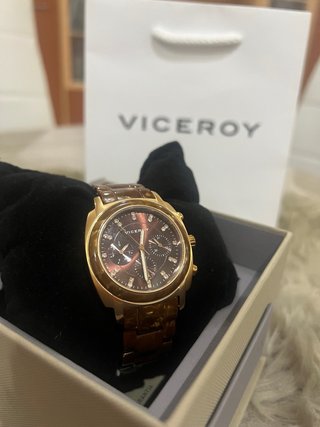 Reloj Viceroy Dorado y Carey con Circonitas