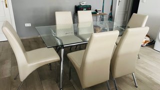 Mesa de Comedor con 6 Sillas