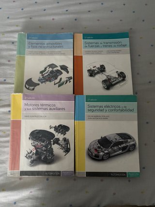 Libros Paraninfo Automoción Primero Grado Superior