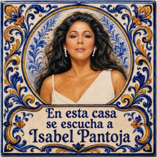 Azulejo Cerámico Isabel Pantoja 10x10.