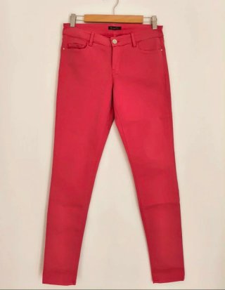 Pantalón Pitillo Massimo Dutti Rojo T38