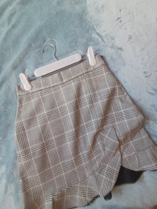 Falda Zara de cuadros