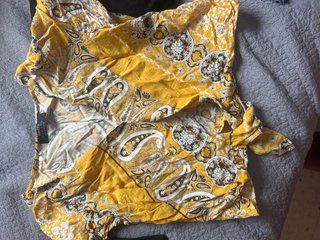 Camiseta Estampada Amarilla Bershka
