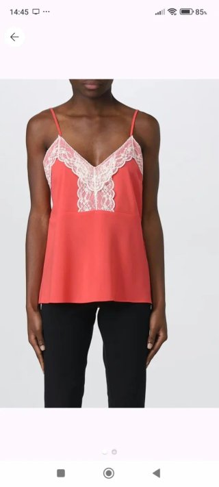 Top Twinset con encaje