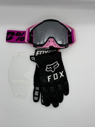 Gafas 100% y Guantes Fox Nuevos 215