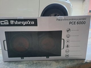 Placa Vitrocerámica Portátil Orbegozo PCE 6000