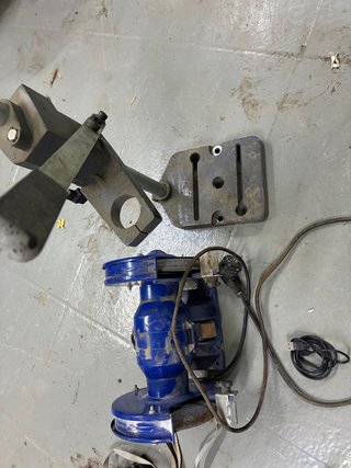 Amoladora y Soporte de Potro