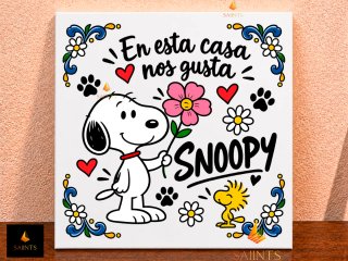 Azulejo Decorativo Snoopy