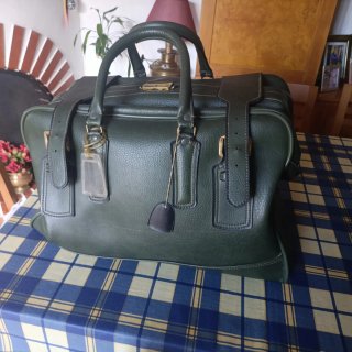 Maleta Vintage Años 70 Verde