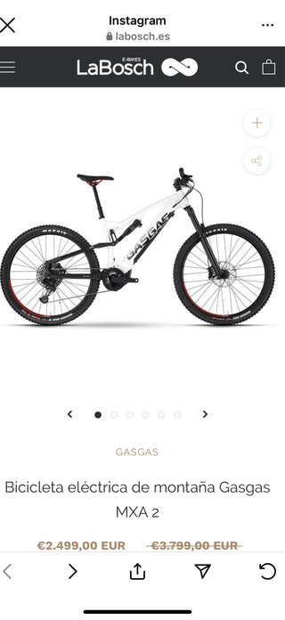 Bicicleta eléctrica de montaña Gasgas MXA 2