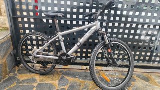 Bicicleta de Montaña Rockrider Plateada
