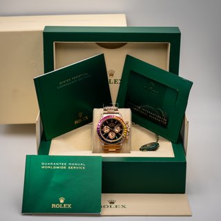 Rolex Daytona Rainbow 40mm Oro Rosa