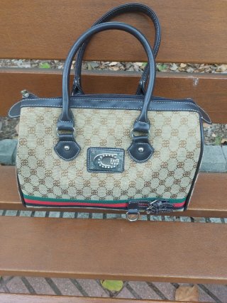 Bolso de mano estampado