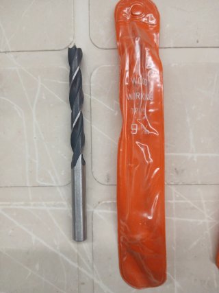 Siete Brocas para madera de 9 mm. Nuevas