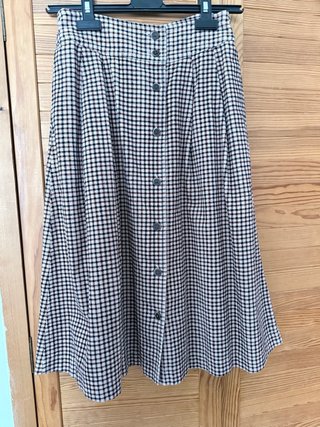 Falda de cuadros Uniqlo