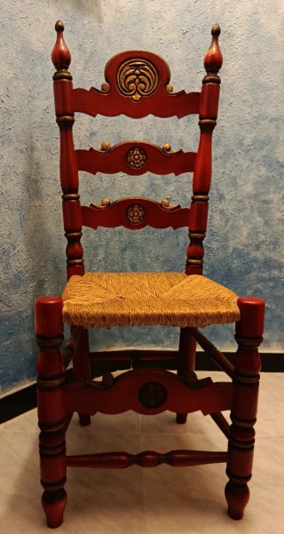 Preciosas Sillas Mallorquinas de Madera
