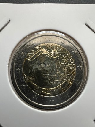 Moneta 2 Euro San Marino 2006
