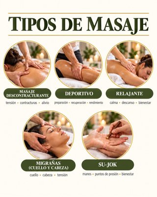 ️ MASAJES TERAPÉUTICOS Y BIENESTAR ️
