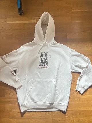 Sudadera Tupac Blanca Talla M